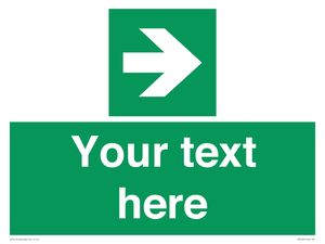 Custom Arrow Right Sign